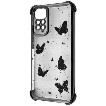 Чехол WAVE Winkie Xiaomi Redmi Note 11 Pro/Redmi Note 12 Pro 4G black/butterfly 656-09239 фото