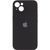 Чехол Silicone Case Full Size with Frame для iPhone 15 Plus Black 208-05051 фото