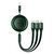 Кабель Baseus Bright Mirror 2 Series 3-in-1 (Micro USB+Lightning+Type-C) 3.5A (1.1m) Green CAMJ010006 фото
