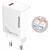 Сетевое зарядное устройство Amaya E57S QC3.0 20W (1USB-A) + кабель USB to Type-C white 656-08064 фото