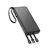 Power Bank Hoco J146 Night tide 10000mAh 2A (with cable Type-C+Micro+Lightning+USB) Black 216-00163 фото