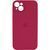Силиконовый чехол с закрытой камерой для iPhone 14 Maroon 666-00808 фото