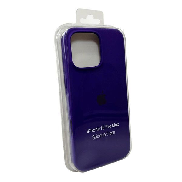 Силіконовий чохол для iPhone 16 Pro Max Dark Purple 666-01272 фото