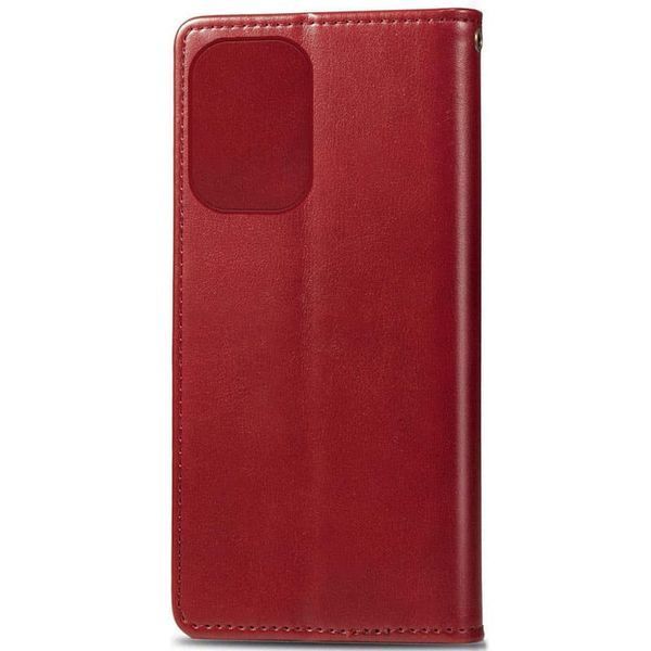 Шкіряний чохол-книжка GETMAN Gallant (PU) для Motorola Moto G05 / E15 Red 777-06145 фото