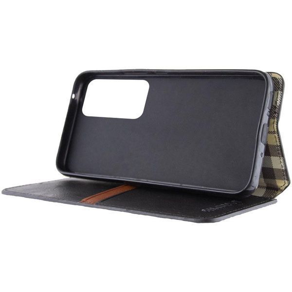 Кожаный чехол-книжка GETMAN Cubic для Samsung Galaxy M35 5G Черный 555-01664 фото