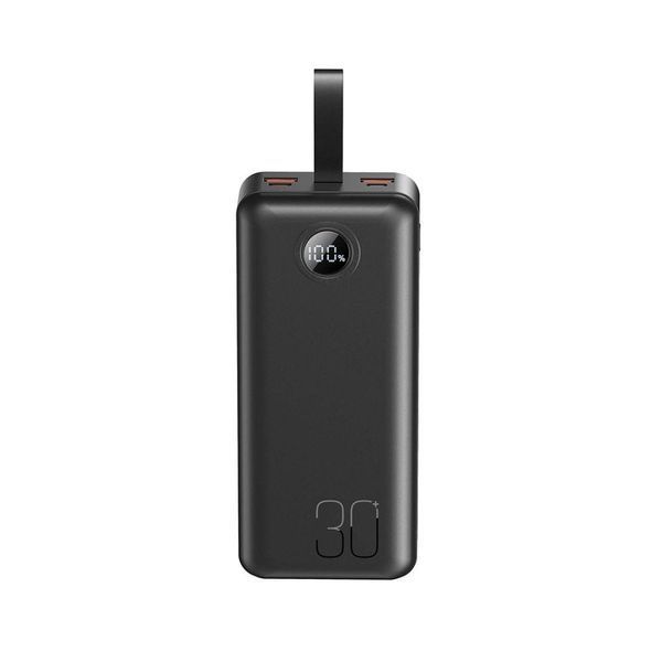 Power Bank XO PR240 QC22.5W PD20W digital display, with light, 30000 mAh Черный 656-01508 фото