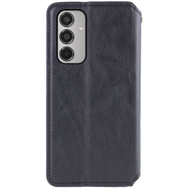 Кожаный чехол-книжка GETMAN Cubic для Samsung Galaxy M35 5G Черный 555-01664 фото