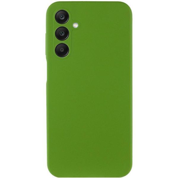 Чехол TPU GETMAN Liquid Silk Full Camera для Samsung Galaxy A37 5G Dark green 777-09185 фото