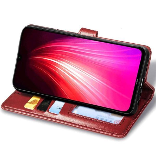 Шкіряний чохол-книжка GETMAN Gallant (PU) для Motorola Moto G05 / E15 Red 777-06145 фото