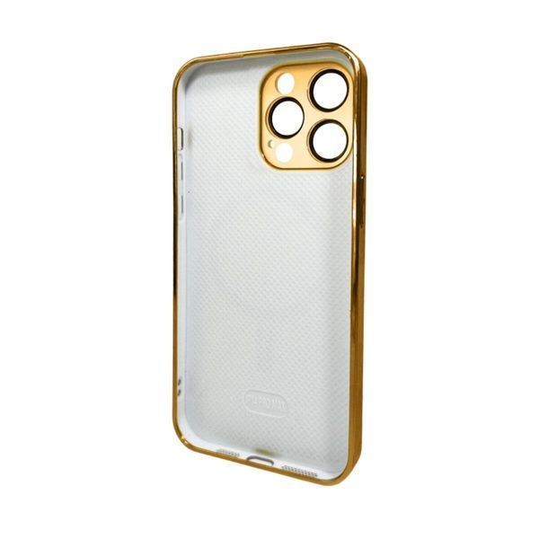 Чохол AG Glass Sapphire Frame MagSafe для iPhone 13 Pro Gold 666-02798 фото