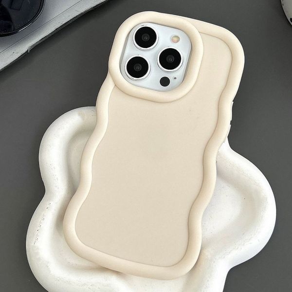 Чехол TPU Ripple для Apple iPhone 15 Pro Max (6.7") Antique White 555-01033 фото