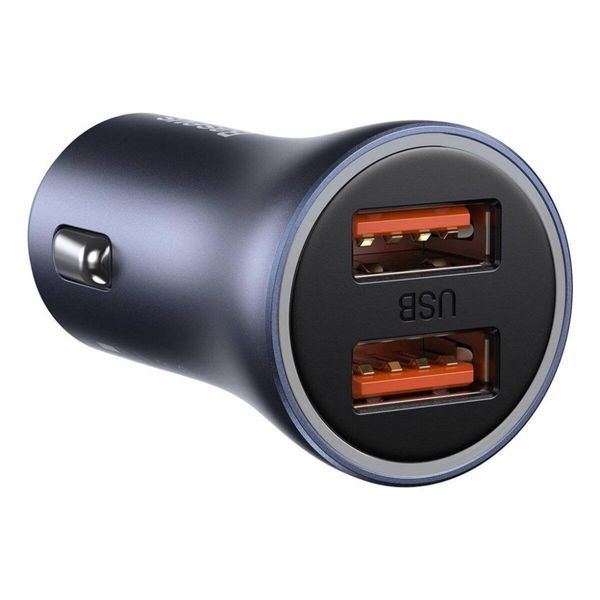Автомобильное зарядное устройство Baseus Golden Contactor Pro Dual Quick Charger Car Charger U+U 40W 656-00547 фото
