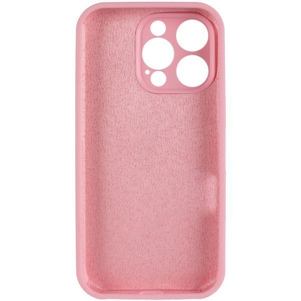 Силіконовий чохол Silk Full Camera Protective для Apple iPhone 16 Pro (6.3") Light pink 777-09576 фото