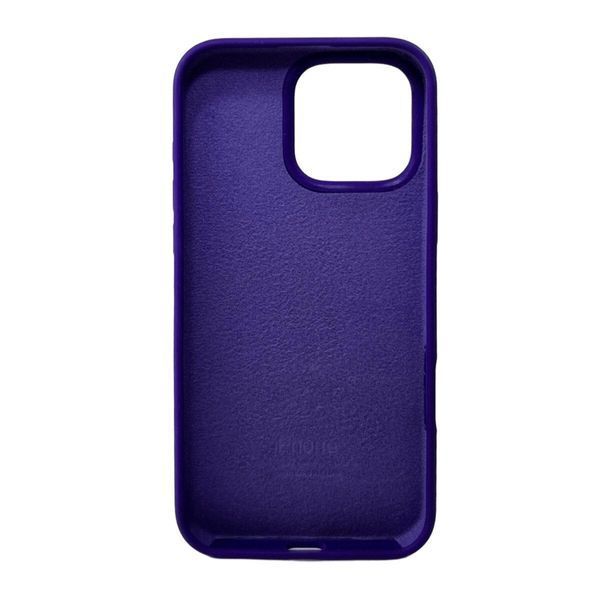 Силіконовий чохол для iPhone 16 Pro Max Dark Purple 666-01272 фото