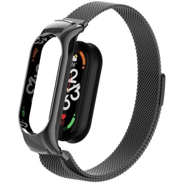 Ремешок Milanese Loop Design для Xiaomi Mi Band 8 / Band 9 (China) / 10 Black 212-01627 фото