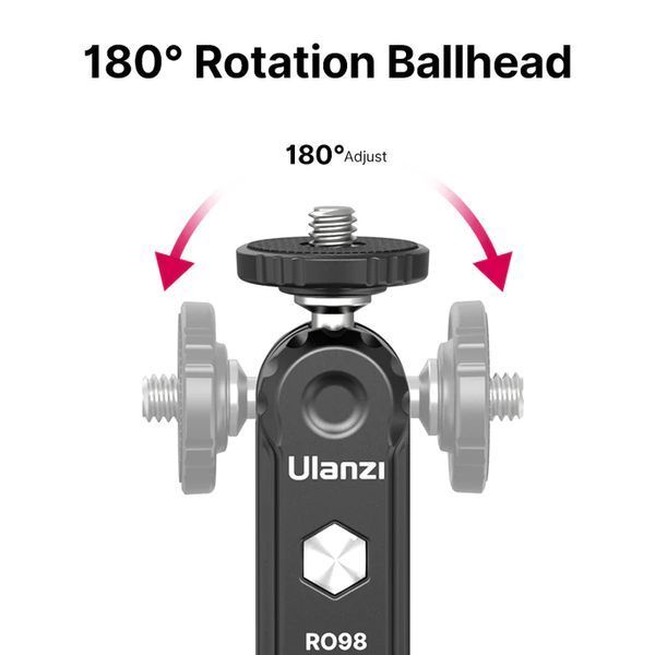 Шарнірне кріплення Ulanzi R098 Double Ball Heads with Code Shoe Mount (UV-2954 R098) 2954 фото