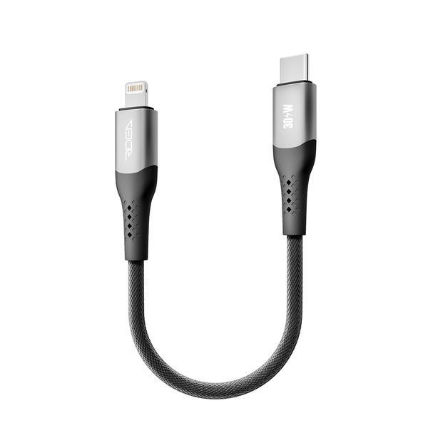 Кабель Ridea RC-US42 UltraStrong Type-C to Lightning 30W 0.25m Черный 209-00306 фото
