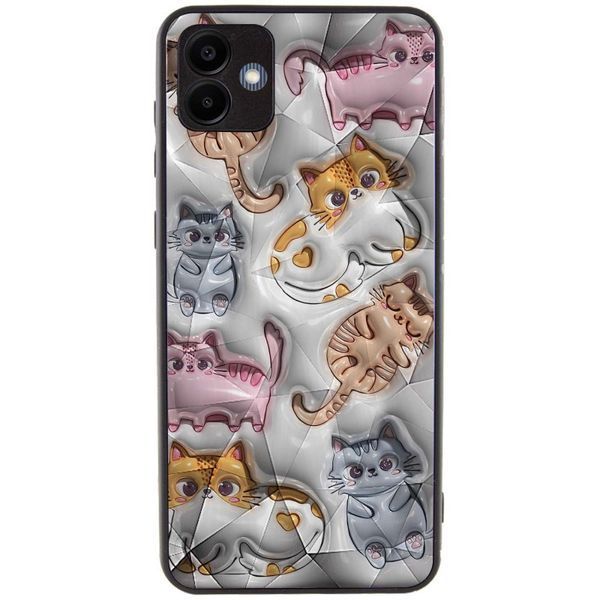 Чехол TPU+PC Prisma Fluffie для Samsung Galaxy A05 Kittens 777-04267 фото