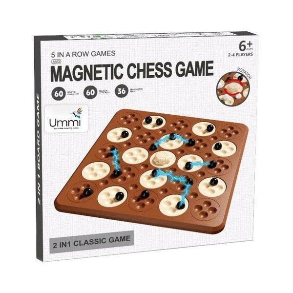 Настільна інтерактивна гра Ummi ME-194 Magnetic Chess Game 5 in a Row 656-03340 фото