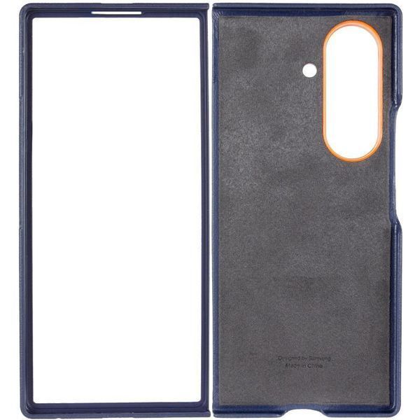 Шкіряний чохол Leather Case для Samsung Galaxy Z Fold7 Navy 777-07994 фото