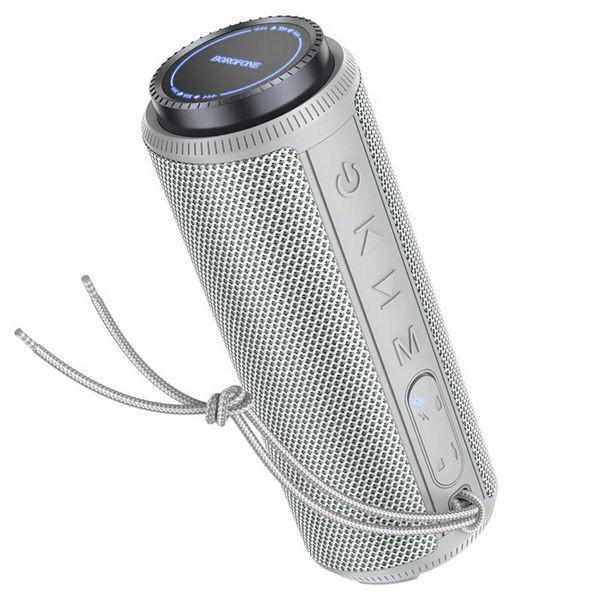 Портативная колонка BOROFONE BR22 sports wireless speaker Grey 656-00698 фото