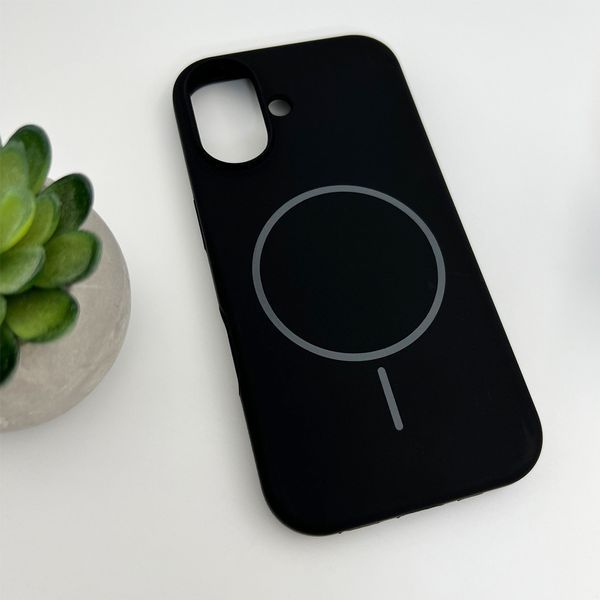 Чехол для смартфона Silicone Case Magnetic для Apple iPhone 17 Black 666-04109 фото