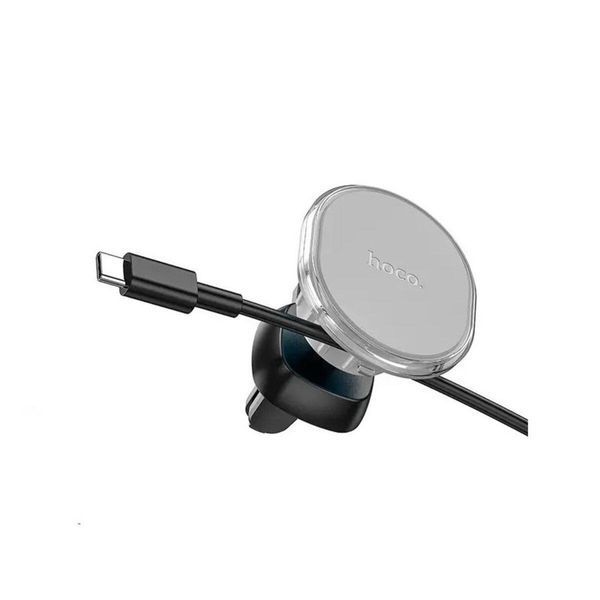 Держатель для мобильного HOCO H1 Crystal magnetic car holder(air outlet) Space Gray 656-00490 фото