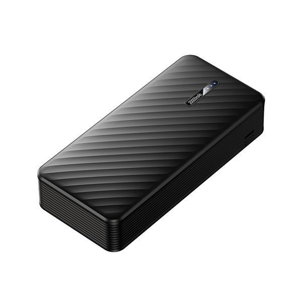 Зовнішній акумулятор BOROFONE BJ84A Smooth power bank with four cables(20000mAh) Black 6941991126178 фото