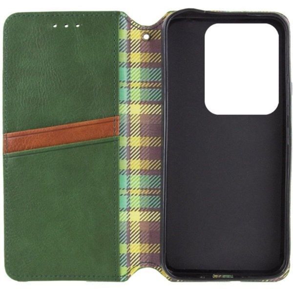 Чохол-книжка Rubic Leather для Xiaomi Redmi Note 13 Pro 4G Green 666-02938 фото