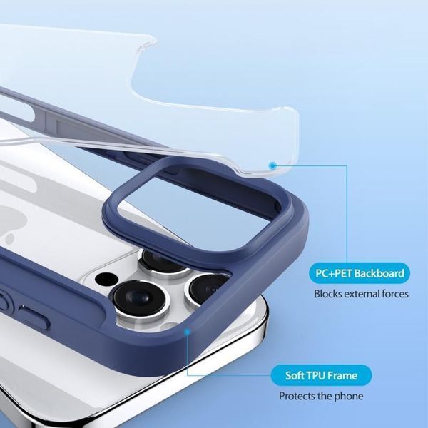 Чохол-книжка Dux Ducis Skin X Pro with MagSafe для Apple iPhone 16 Pro Max (6.9") Blue 777-08176 фото