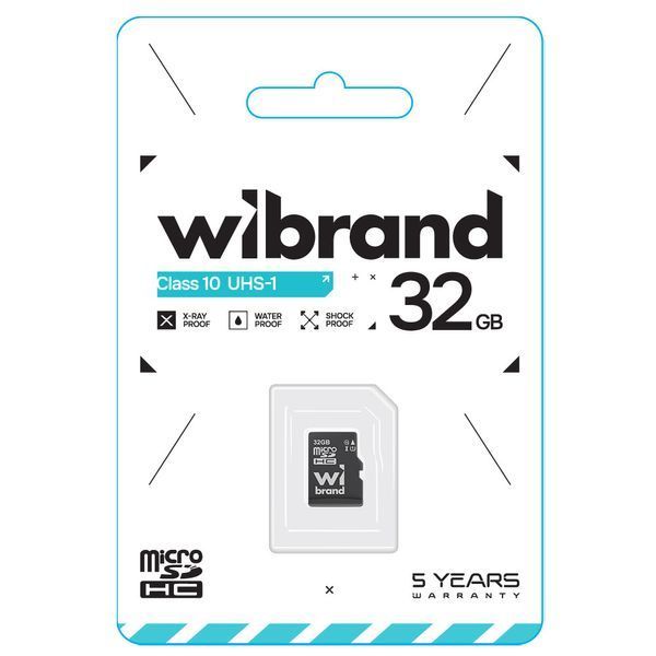 Карта памяти microSDHC (UHS-1) Wibrand 32Gb class 10 WICDHU1/32GB фото