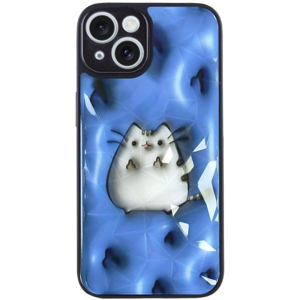 Чехол TPU+PC Prisma Fluffie для Apple iPhone 13 (6.1") Pusheen 208-05515 фото