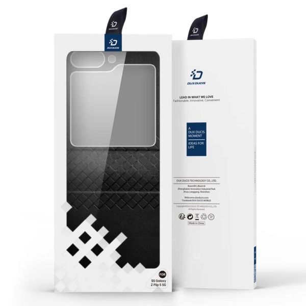 Чохол для смартфона DUX DUCIS Bril для Samsung Flip 5 Black 666-03961 фото