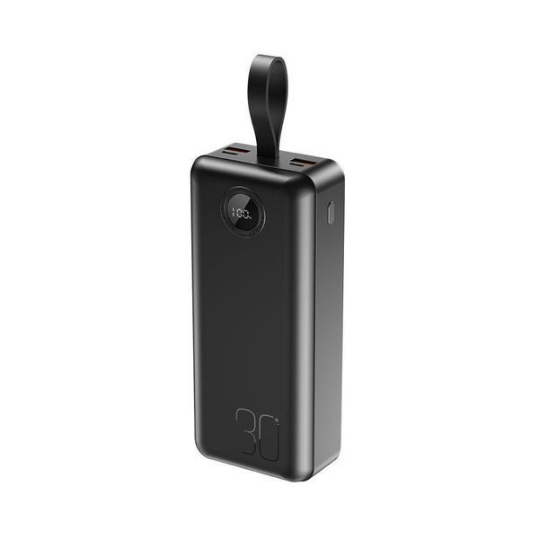 Power Bank XO PR240 QC22.5W PD20W digital display, with light, 30000 mAh Черный 656-01508 фото