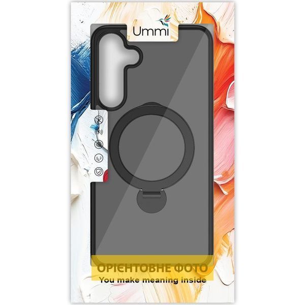 Чехол Ummi Colorful with MagSafe HQ Ring для Samsung Galaxy S25 Edge Black 777-08749 фото