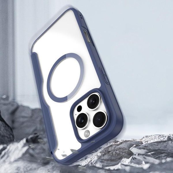 Чохол-книжка Dux Ducis Skin X Pro with MagSafe для Apple iPhone 16 Pro Max (6.9") Blue 777-08176 фото