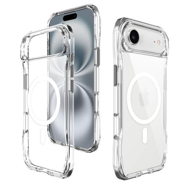 Чехол TPU Space Octagon with MagSafe для Apple iPhone 17 Air (6.5") Clear 777-09042 фото