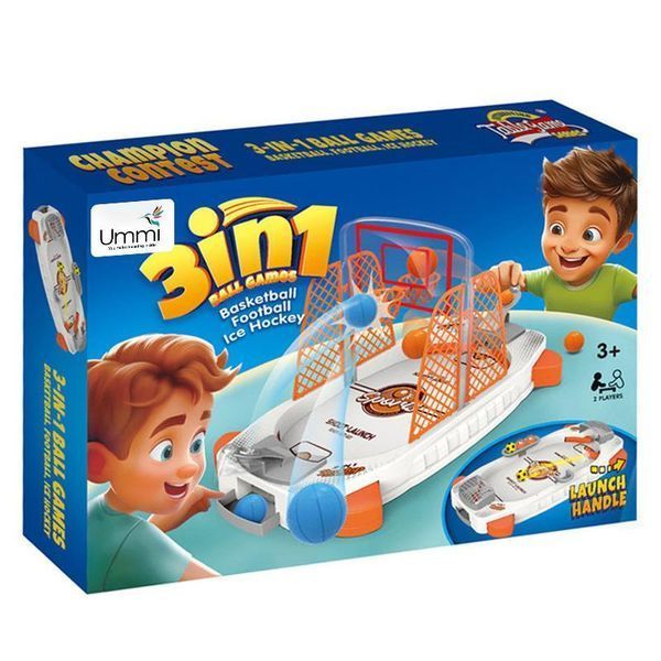 Настольная интерактивная игра Ummi 50818 3in1 Ball Games 656-03390 фото