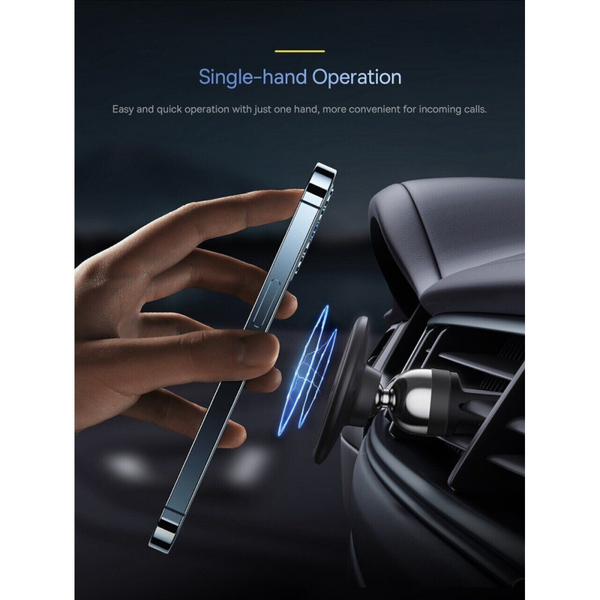 Автотримач Baseus Easy C01 Magnetic Phone Holder (Air Outlet Version) (SUCC000101) Чорний 201-00058 фото
