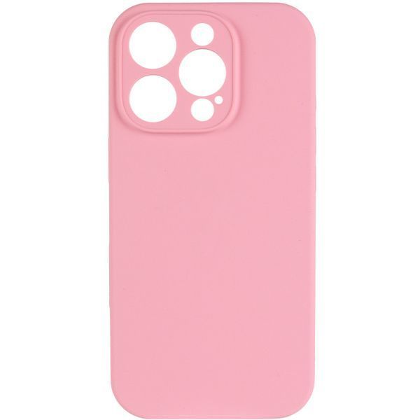 Силіконовий чохол Silk Full Camera Protective для Apple iPhone 16 Pro (6.3") Light pink 777-09576 фото