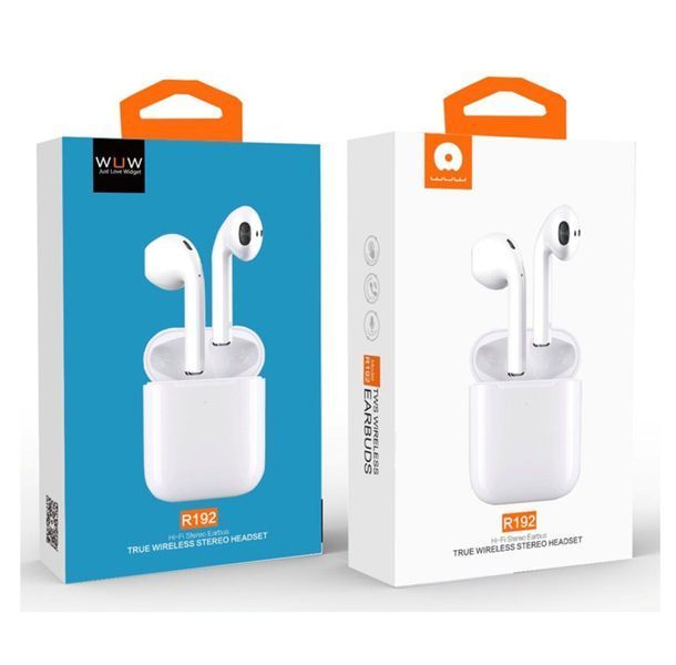 Bluetooth stereo гарнитура WUW-R192 white 656-00824 фото