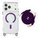 Чохол TPU+PC LanyardCase with MagSafe для iPhone 17 Pro Max Dark Purle 2020000499824 фото 1