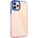 Чехол TPU+PC Fresh sip series для Apple iPhone 11 Pro Max (6.5") Розовый / Синий 777-06695 фото 1