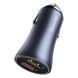 Автомобильное зарядное устройство Baseus Golden Contactor Pro Dual Quick Charger Car Charger U+U 40W 656-00547 фото 3