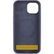 Чохол Silk Full Protective with Magnetic Fit для Apple iPhone 17 Pro (6.3") Темно-синій / Midnight blue ILSO-00000083392-27 фото 2