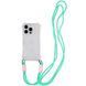 Чохол з шнурком TPU CrossBody with straps для iPhone 11 (6.1") Transparent 555-00498 фото 1