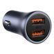 Автомобильное зарядное устройство Baseus Golden Contactor Pro Dual Quick Charger Car Charger U+U 40W 656-00547 фото 2
