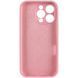 Силіконовий чохол Silk Full Camera Protective для Apple iPhone 16 Pro (6.3") Light pink 777-09576 фото 3