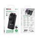 Зовнішній акумулятор BOROFONE BJ84A Smooth power bank with four cables(20000mAh) Black 6941991126178 фото 2