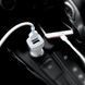 Автомобильное зарядное устройство HOCO Z23 имеет большой тип dual-port car charger set with iP cable White 656-00329 фото 3